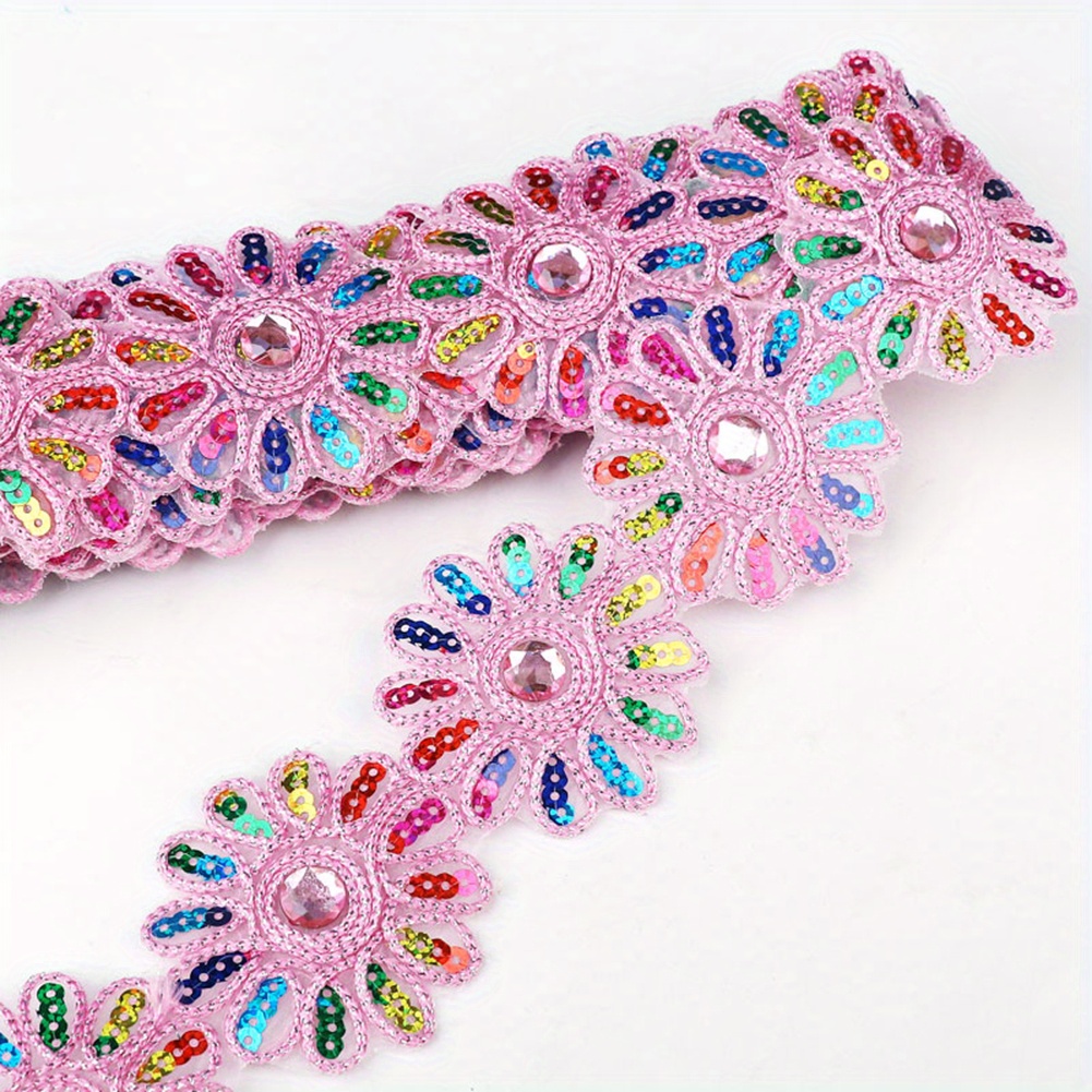 Colorful Floral Lace, 4.11 Meter